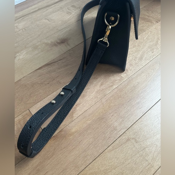 Mini Black Pebbled Leather Handbag - Picture 14 of 14